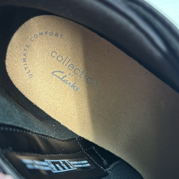 Clarks Of England Womens Shoes Emily Leather Chelsea Ankle Boots - Sz 7 1/2 - Picture 10 of 12